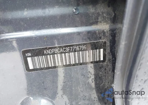 2015 Kia Sportage Lx из США, поврежденный, VIN KNDPBCAC3F7716796